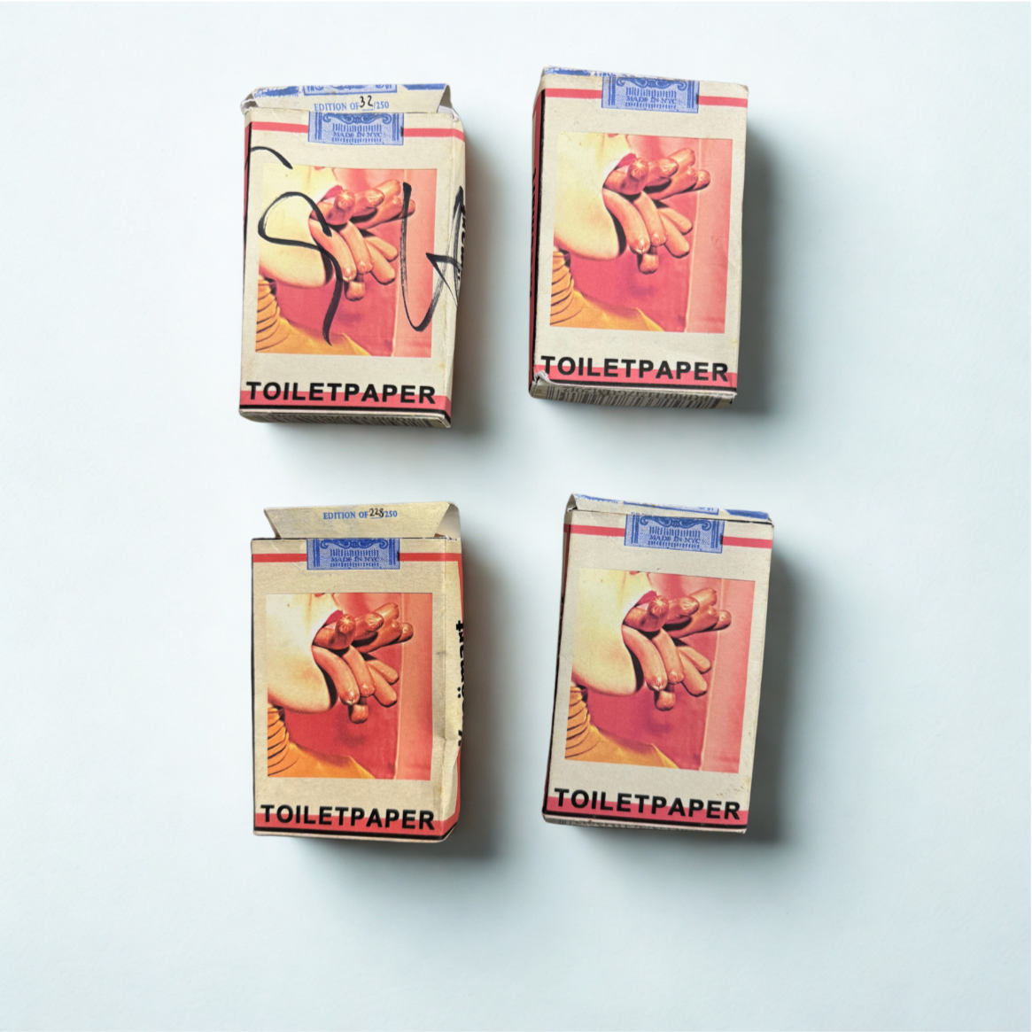 “Bubblegum Cigarettes” Maurizio Cattelan