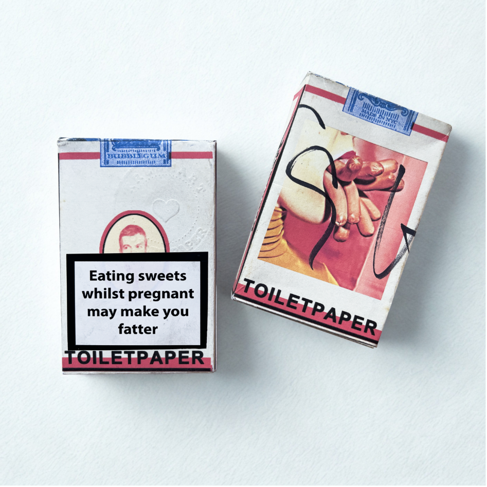 “Bubblegum Cigarettes” Maurizio Cattelan