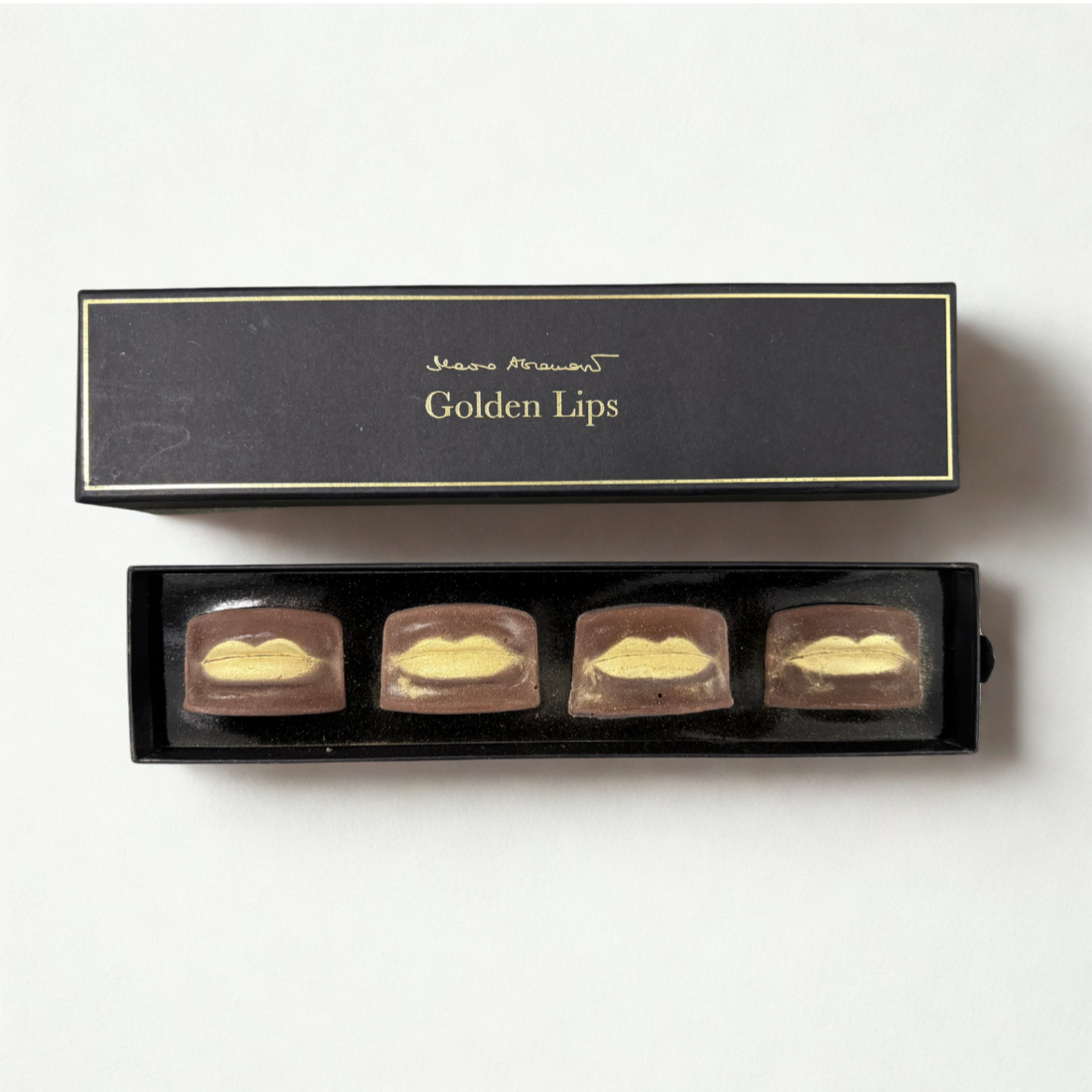 "Mini Golden Lips" Marina Abramovic