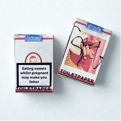 “Bubblegum Cigarettes” Maurizio Cattelan