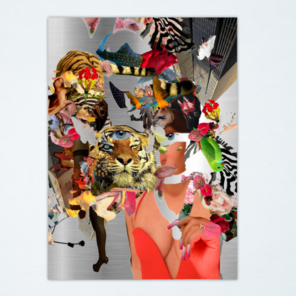 “Untitled” 2023 (Tiger Eye & Figure Composition) Kelly Dabbah
